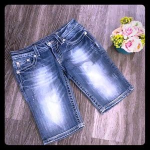 Miss Me denim blue jean shorts
